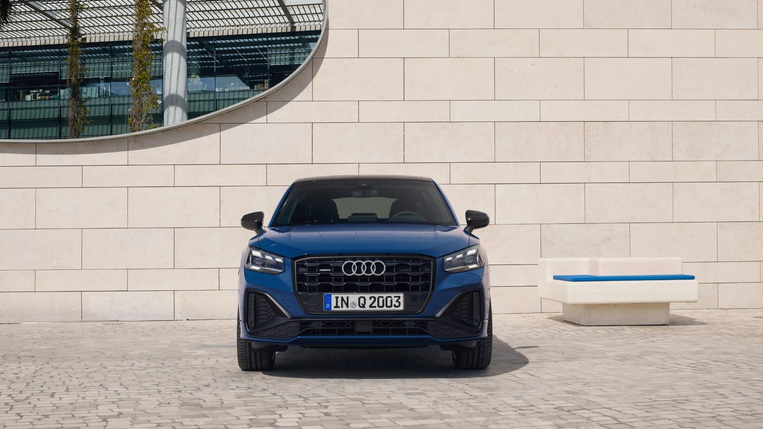 Front view of the Audi Q2